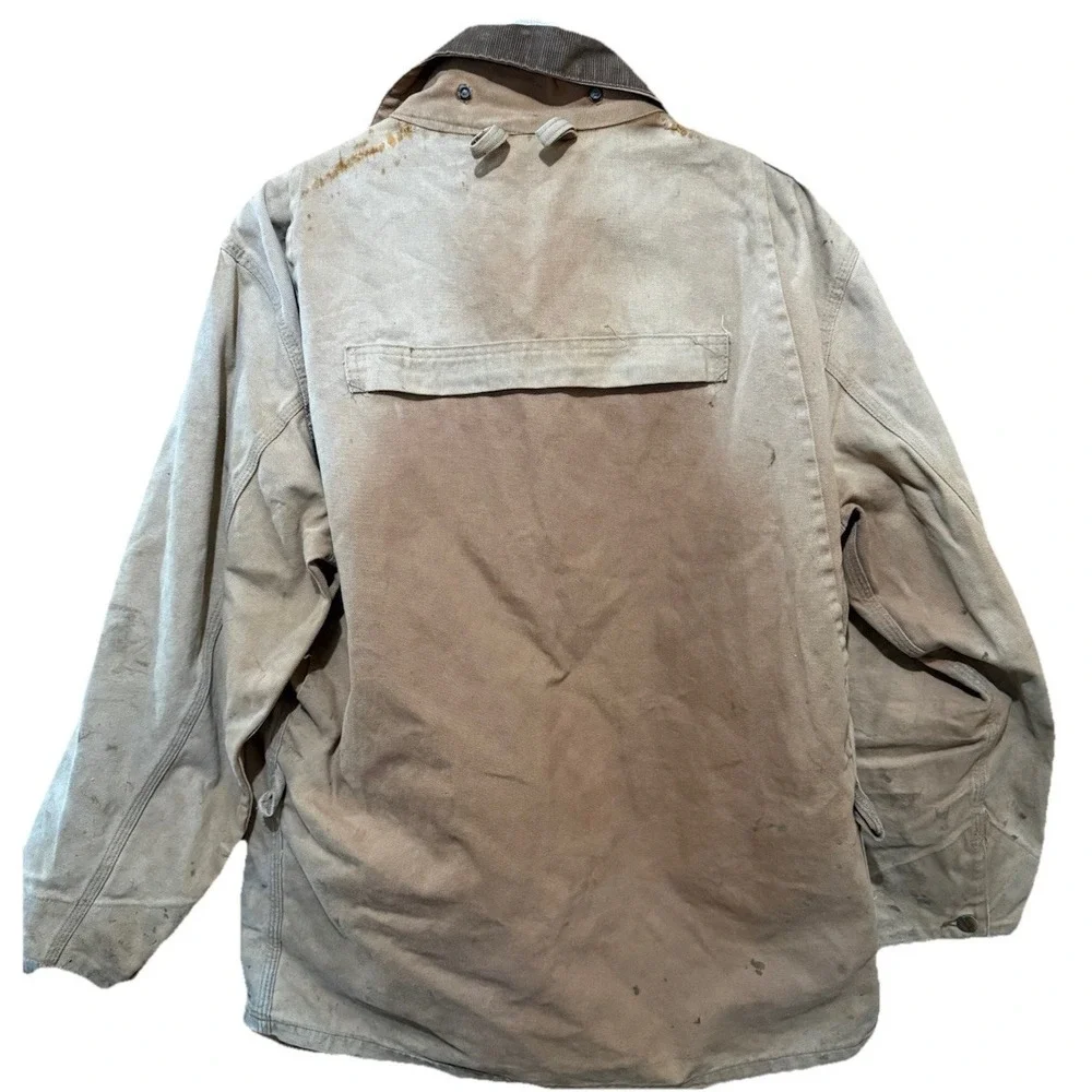 Carhartt Vintage Hunting Shooting Jacket Large‎ DBL Shoulder Detachable Large
